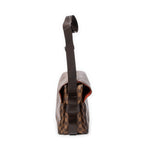 Shoulder Bag Naviglio Brown Damier Ebene