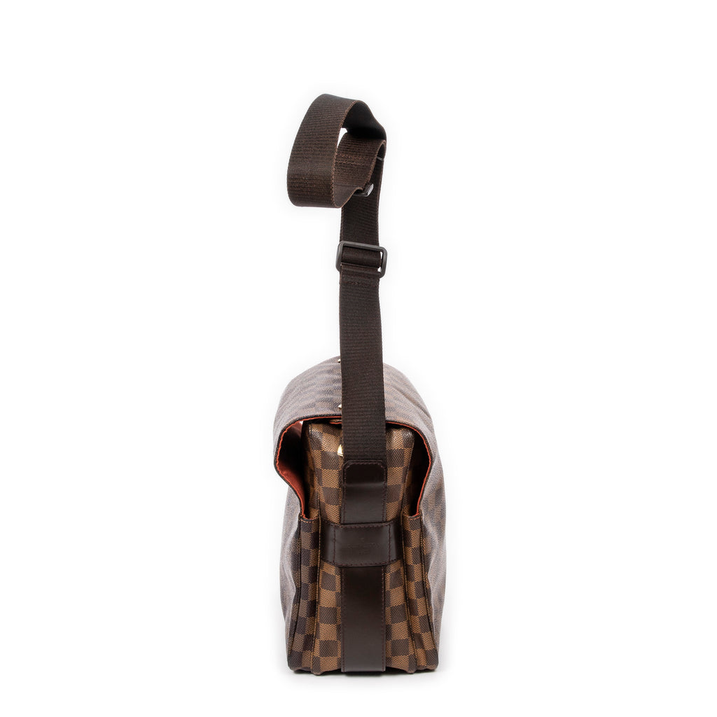 Shoulder Bag Naviglio Brown Damier Ebene