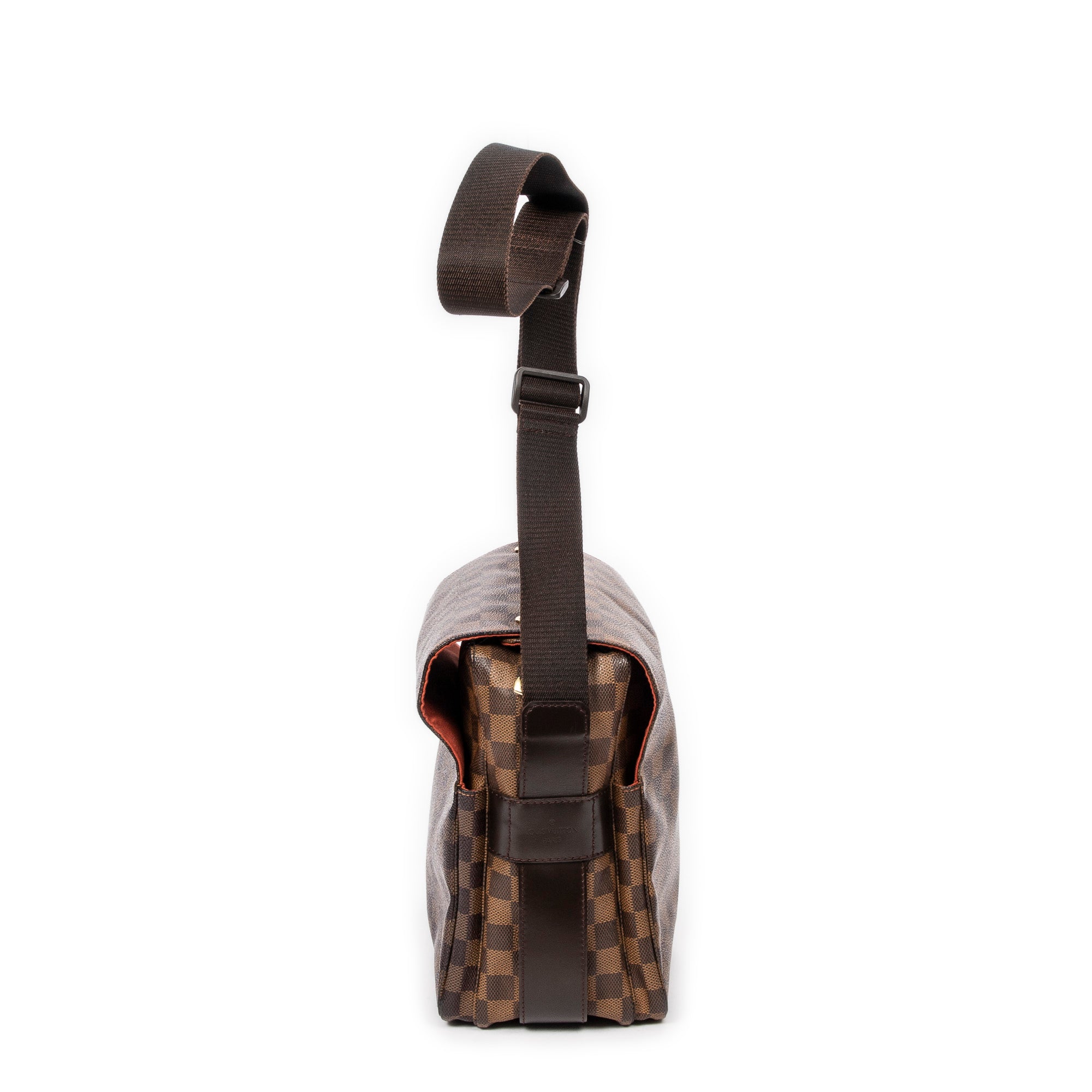 Shoulder Bag Naviglio Brown Damier Ebene