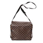 Shoulder Bag Naviglio Brown Damier Ebene
