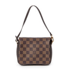 Pouch Trousse Make Up Pochette Brown Damier Ebene