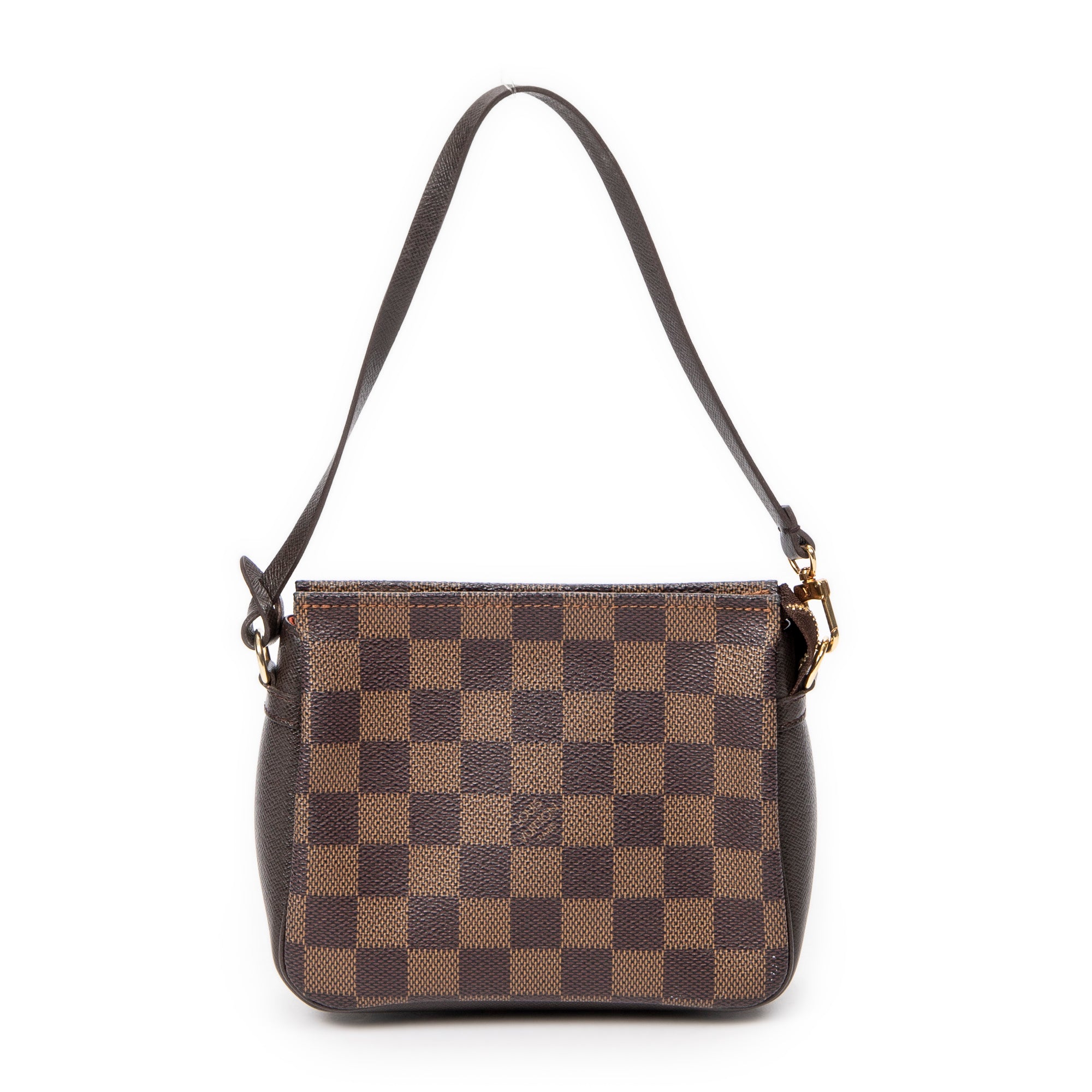 Pouch Trousse Make Up Pochette Brown Damier Ebene