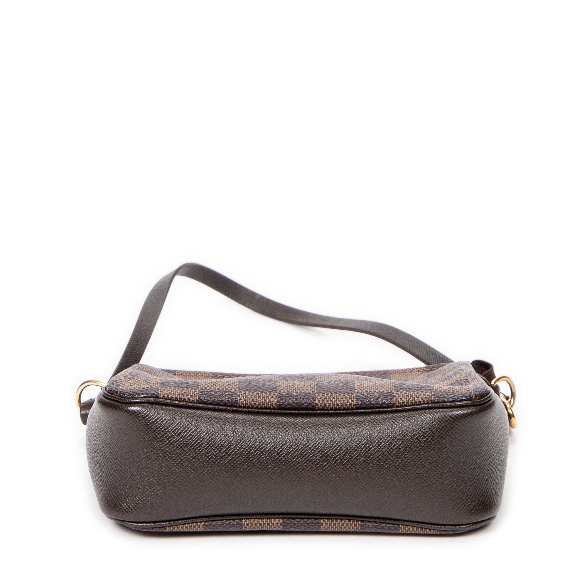 Pouch Trousse Make Up Pochette Brown Damier Ebene