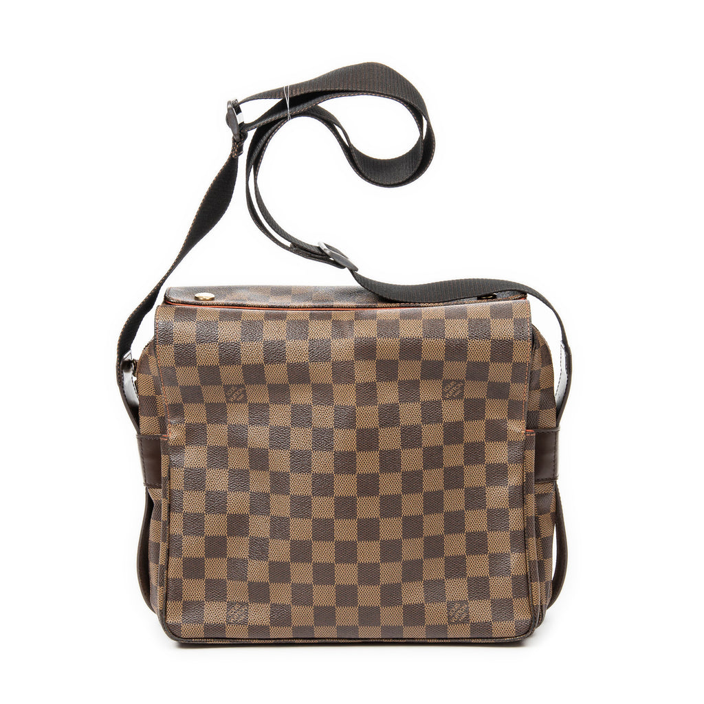 Shoulder Bag Naviglio Brown Damier Ebene