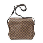 Shoulder Bag Naviglio Brown Damier Ebene