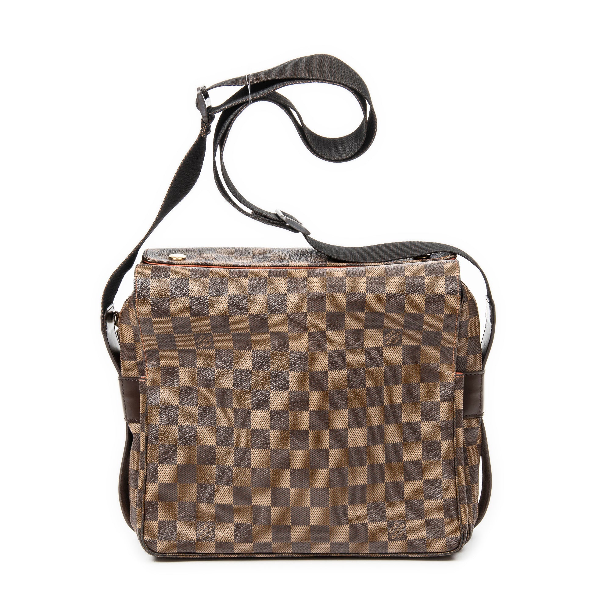 Shoulder Bag Naviglio Brown Damier Ebene