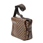 Shoulder Bag Naviglio Brown Damier Ebene