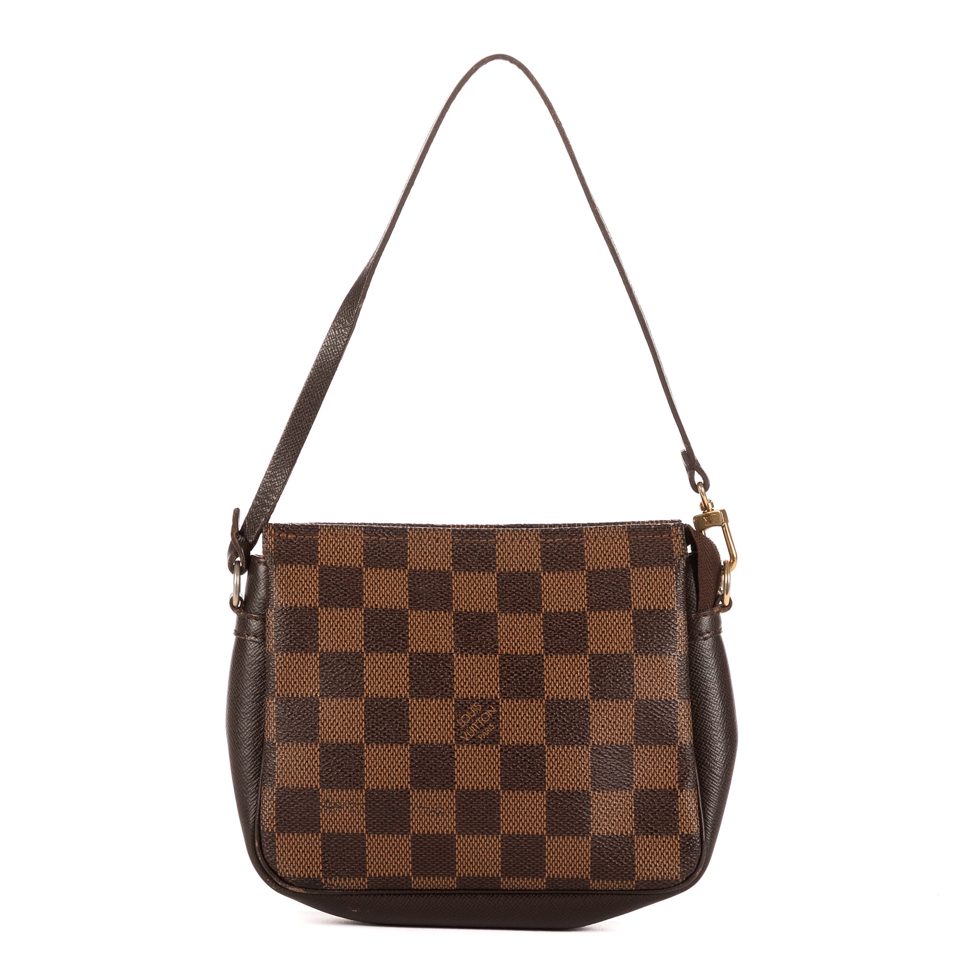 Bolso Trousse Maquillaje Pochette Marrón Damier Ebene