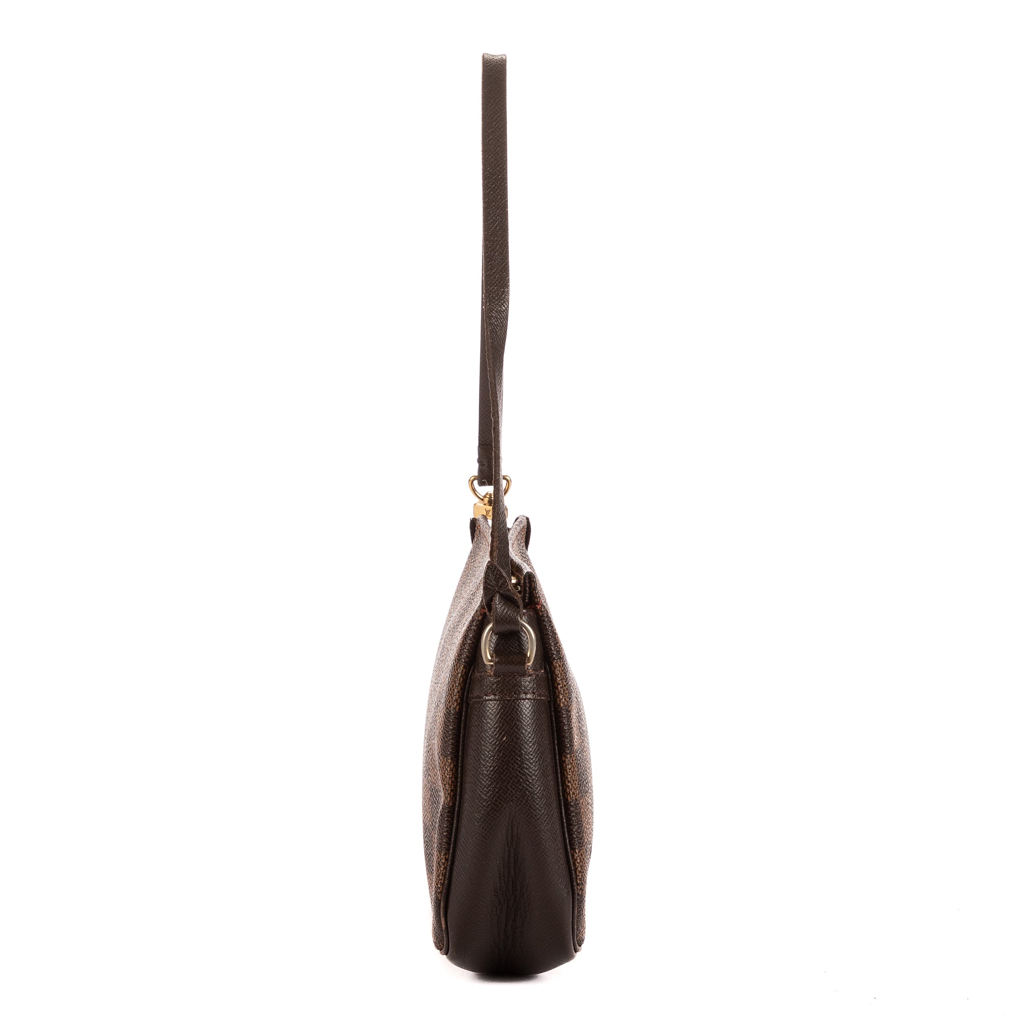 Bolso Trousse Maquillaje Pochette Marrón Damier Ebene