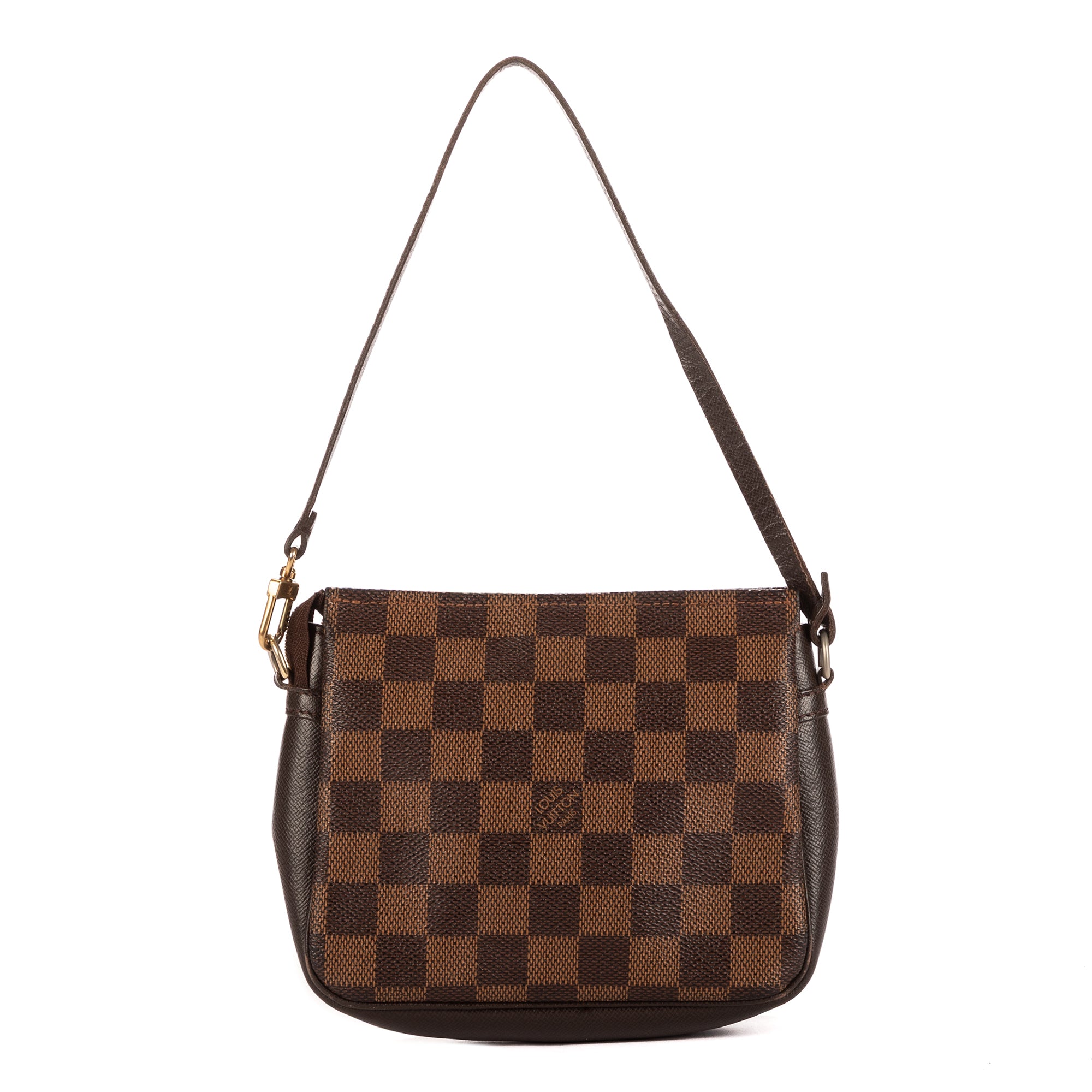 Bolso Trousse Maquillaje Pochette Marrón Damier Ebene