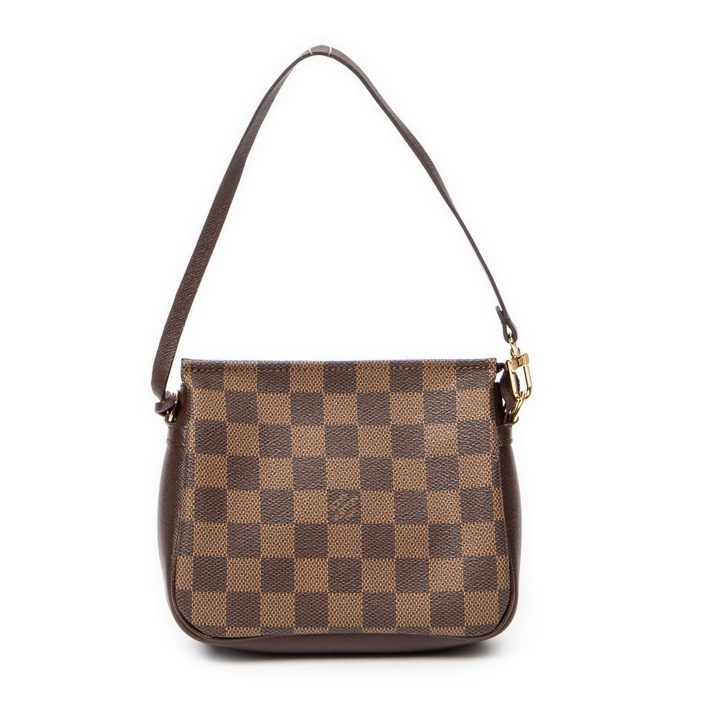 Handbag Trousse Make Up Pochette Brown Damier Ebene