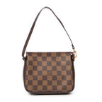 Handbag Trousse Make Up Pochette Brown Damier Ebene