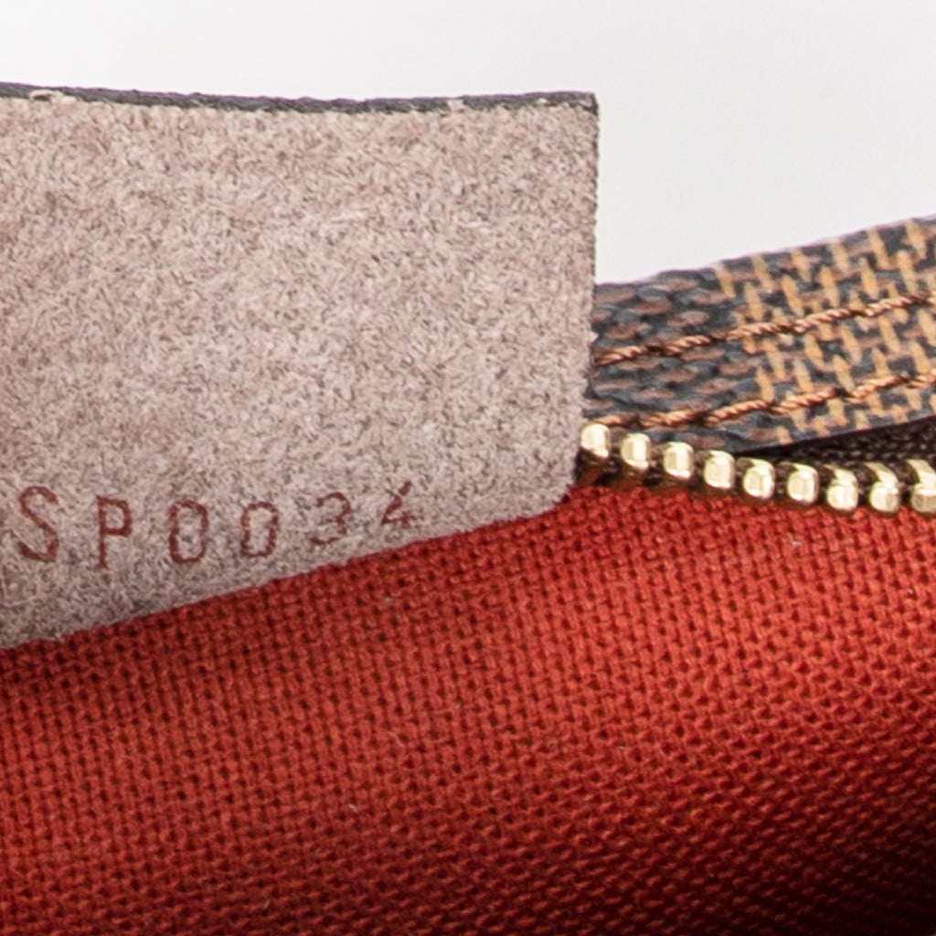 Handbag Trousse Make Up Pochette Brown Damier Ebene