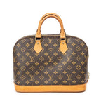 Handbag Alma PM Brown Monogram Canvas