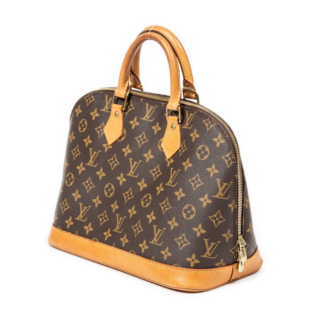 Handbag Alma PM Brown Monogram Canvas