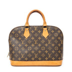 Handbag Alma PM Brown Monogram Canvas