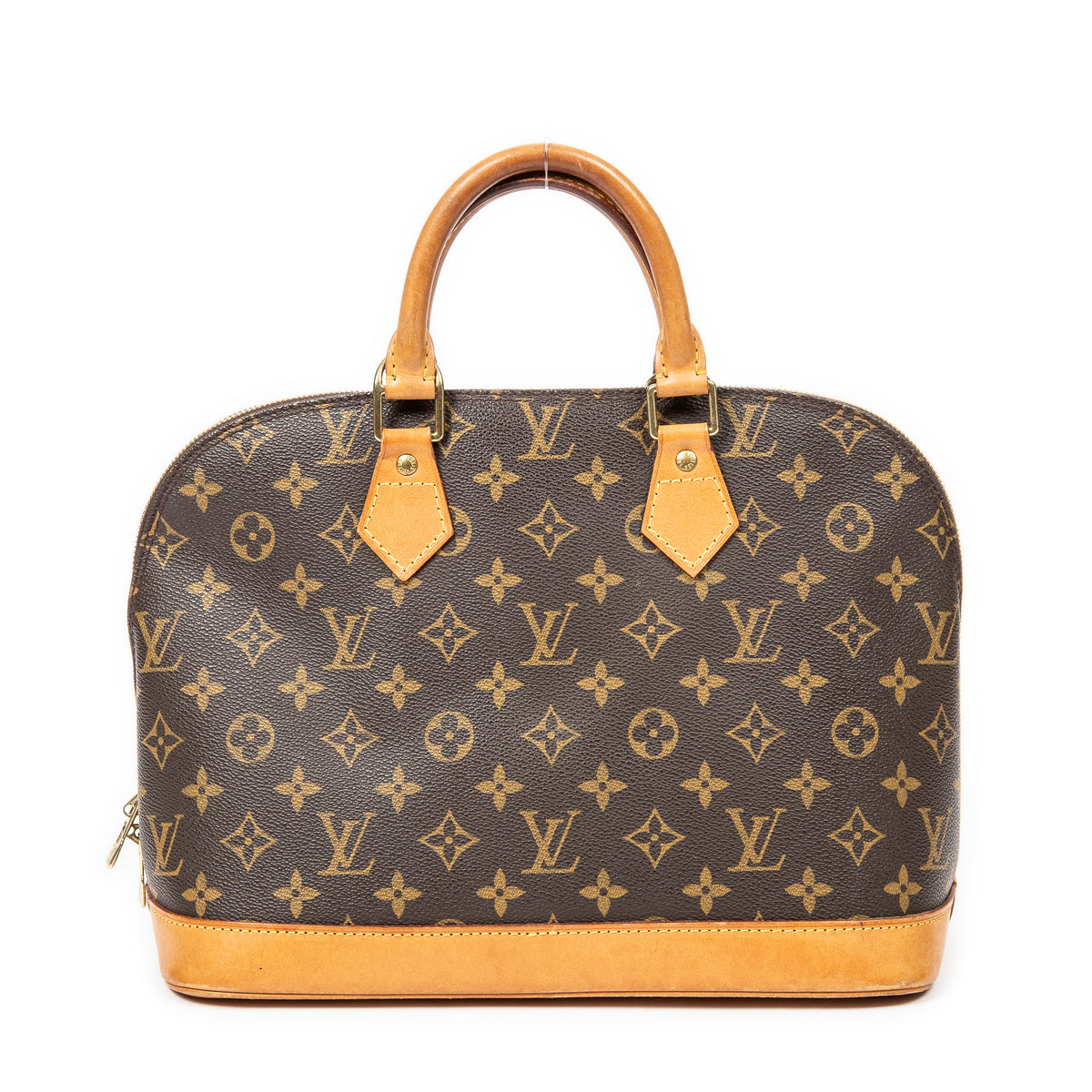 Handbag Alma PM Brown Monogram Canvas