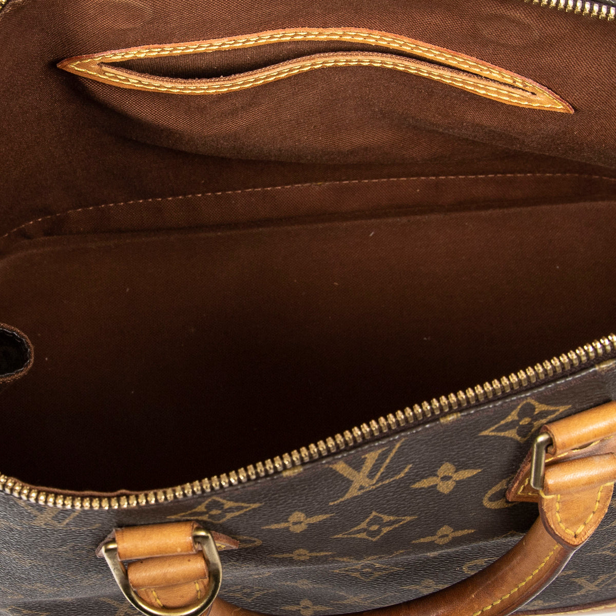 Handbag Alma PM Brown Monogram Canvas