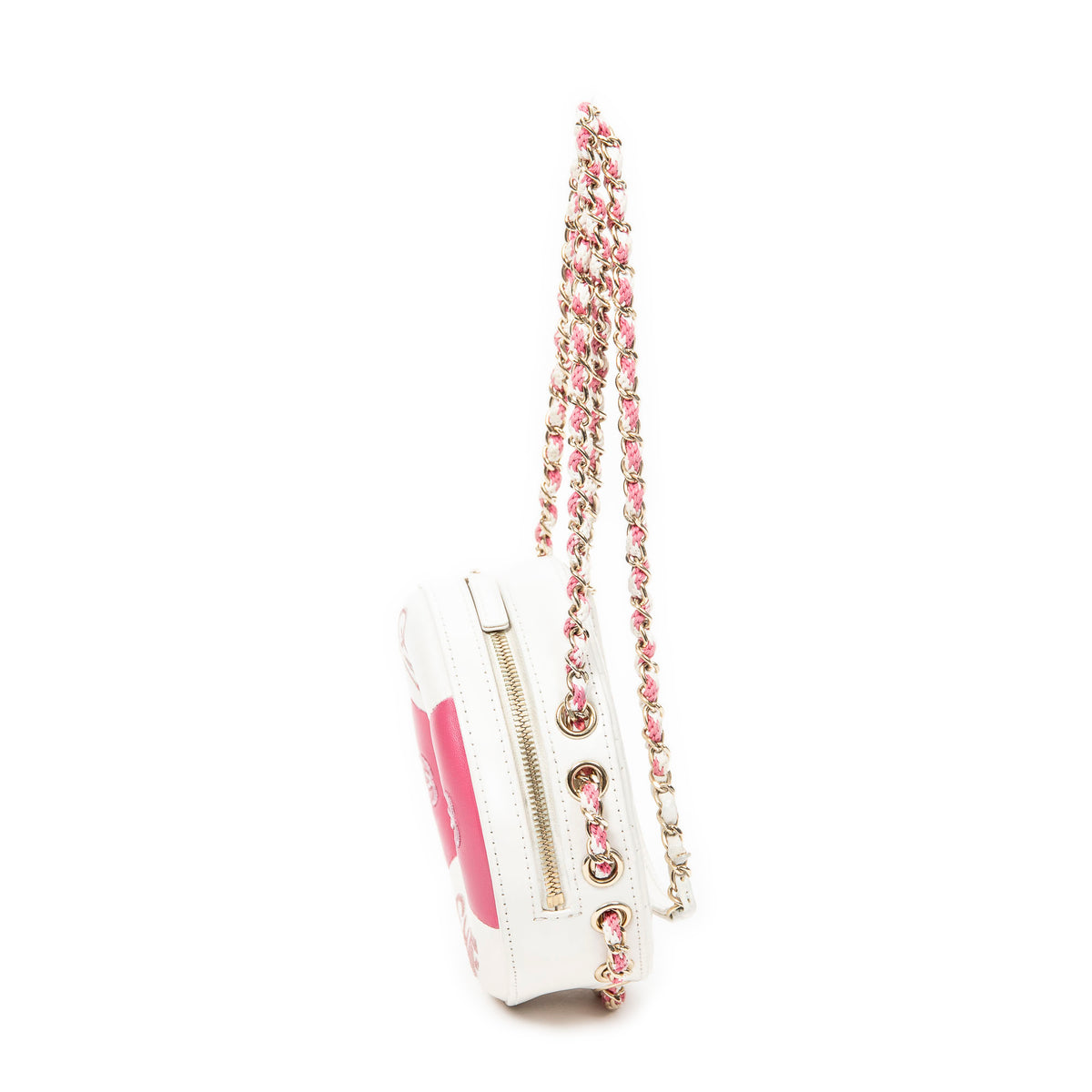 Shoulder Bag Ltd. Ed. Cruise 19 La Pausa Lifesaver Crossbody Ivory Quilted Lambskin Leather