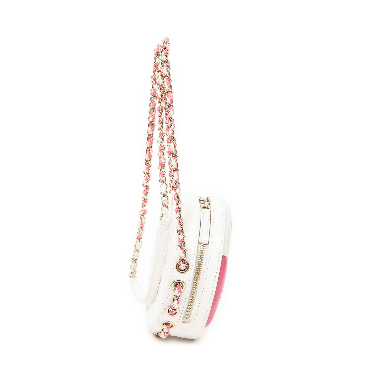 Shoulder Bag Ltd. Ed. Cruise 19 La Pausa Lifesaver Crossbody Ivory Quilted Lambskin Leather