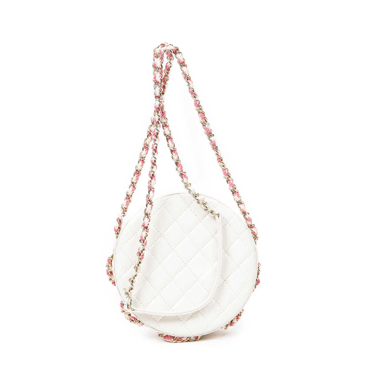 Shoulder Bag Ltd. Ed. Cruise 19 La Pausa Lifesaver Crossbody Ivory Quilted Lambskin Leather