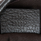 Shoulder Bag Abbey D-Ring Messenger Dark Brown Monogrammed Nylon Canvas