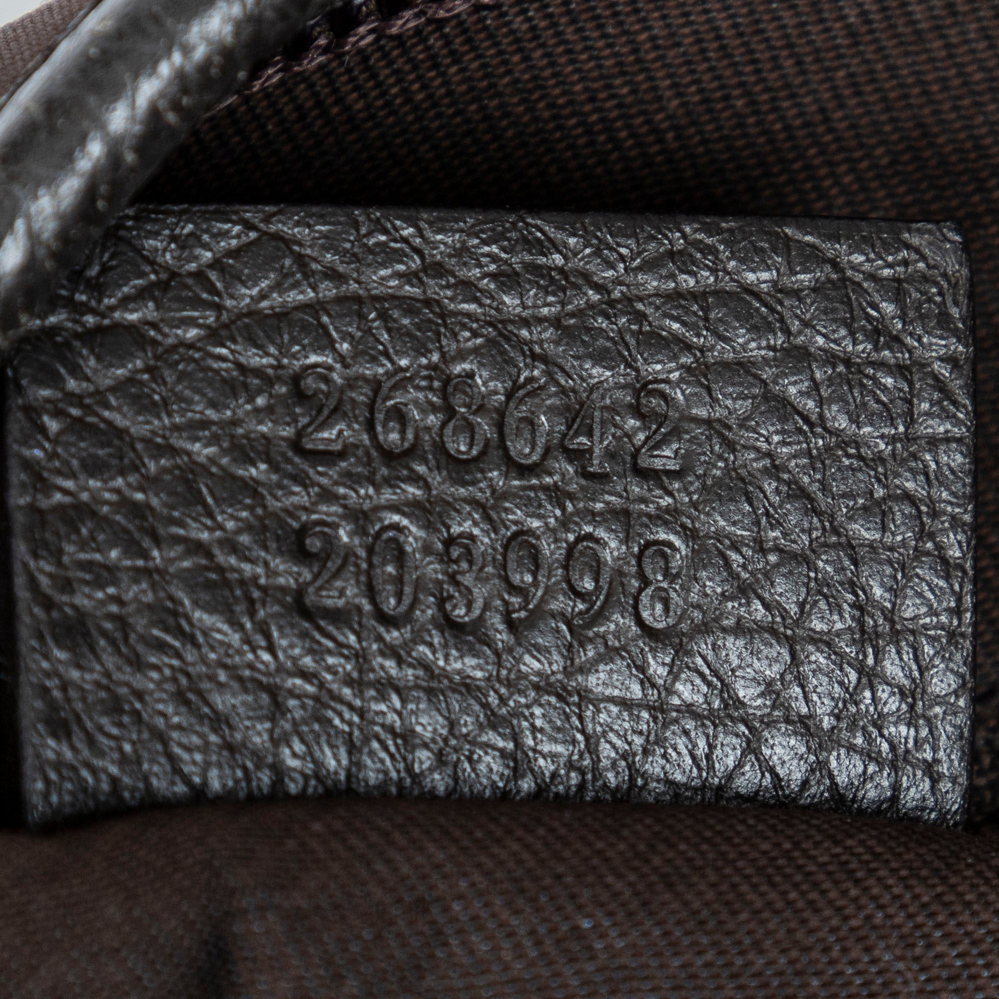 Shoulder Bag Abbey D-Ring Messenger Dark Brown Monogrammed Nylon Canvas