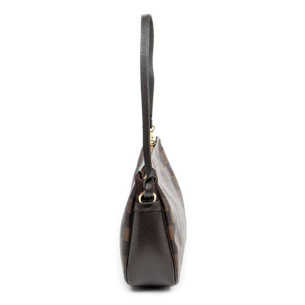 Handbag Trousse Make Up Pouch Brown Damier Ebene