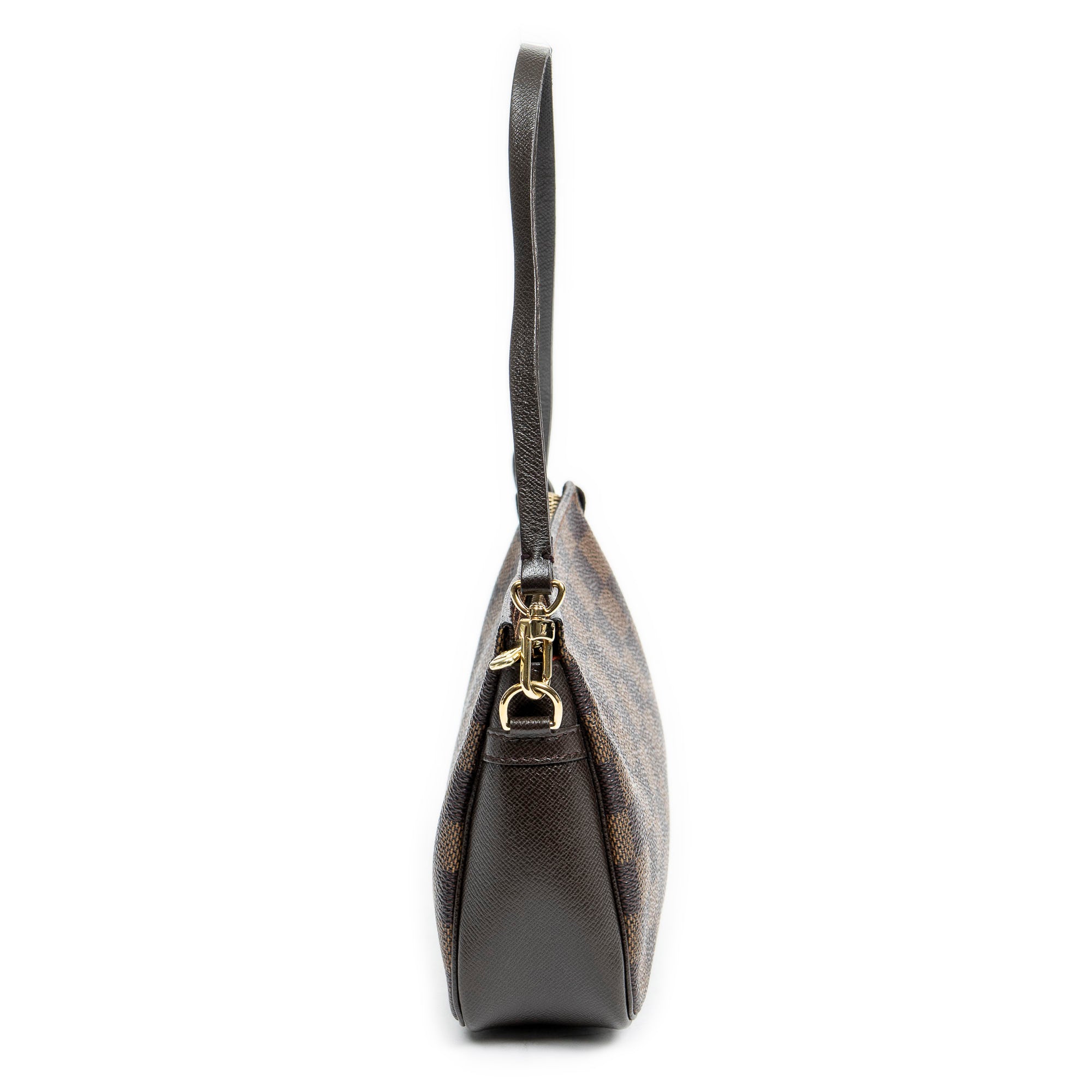 Handbag Trousse Make Up Pouch Brown Damier Ebene
