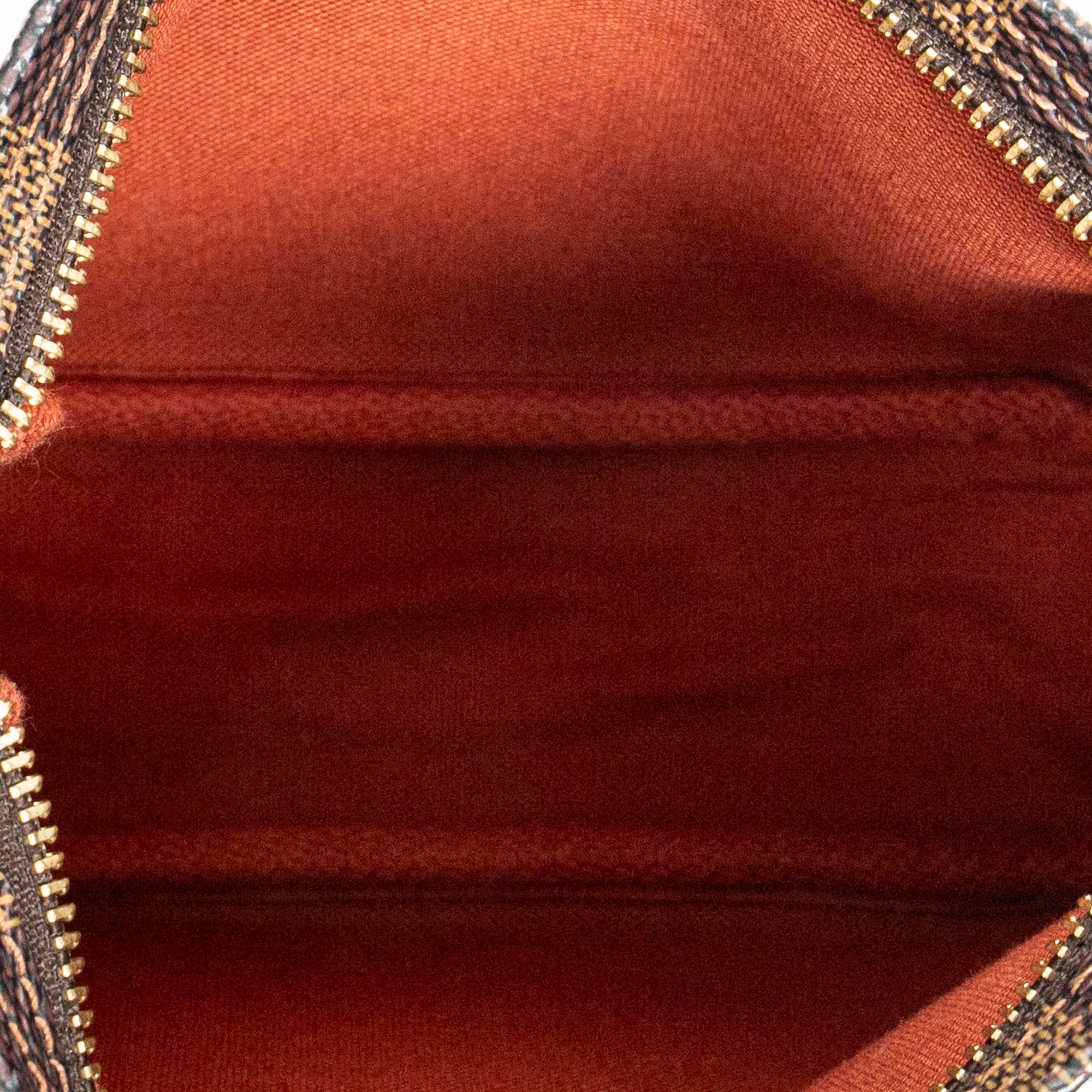 Handbag Trousse Make Up Pouch Brown Damier Ebene