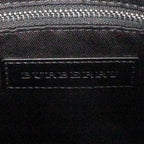 Shoulder Bag Flat Square Messenger Gray Smoked Check Coated Canvas