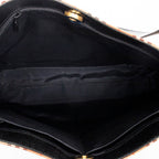 Sac bandoulière cabas Burberrys grand modèle en toile à carreaux Haymarket beige