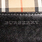 Sac à main Petit sac à main zippé Beige Haymarket Check Canvas