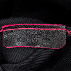 Sac Bandoulière Mini Anagram Pompon Bandoulière Cuir de Veau Noir