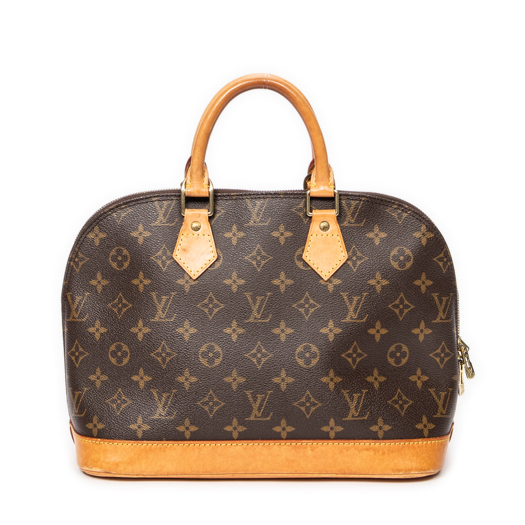 Handbag Alma PM Brown Monogram Canvas