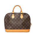 Handbag Alma PM Brown Monogram Canvas
