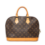 Handbag Alma PM Brown Monogram Canvas