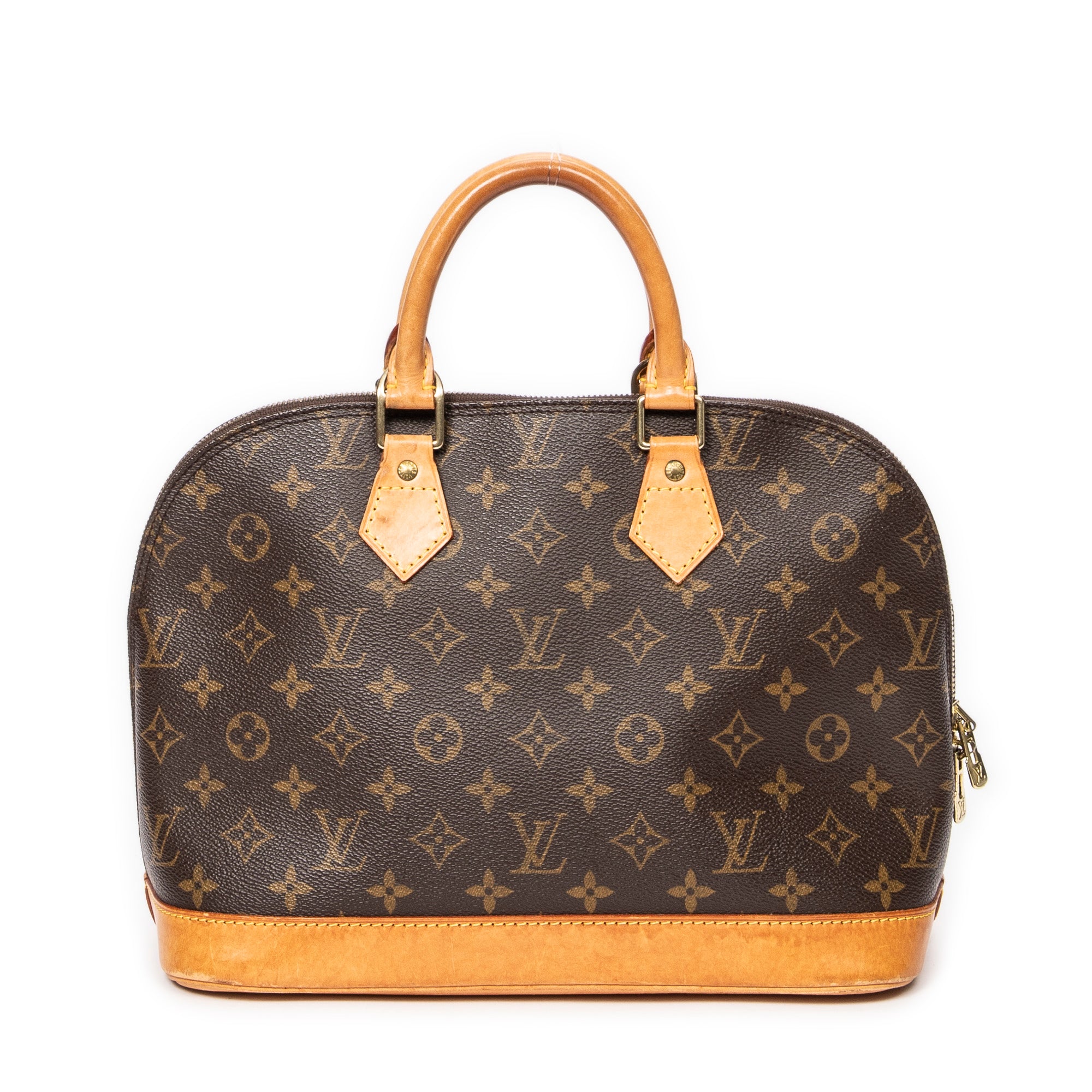 Handbag Alma PM Brown Monogram Canvas