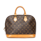 Handbag Alma PM Brown Monogram Canvas