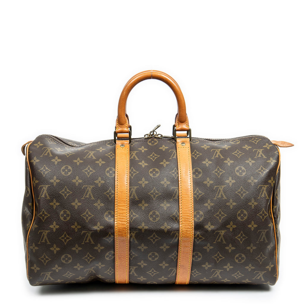 Travel Bag Keepall 45 Brown Monogram Canvas