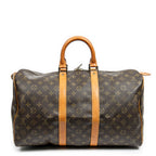 Travel Bag Keepall 45 Brown Monogram Canvas