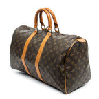 Travel Bag Keepall 45 Brown Monogram Canvas