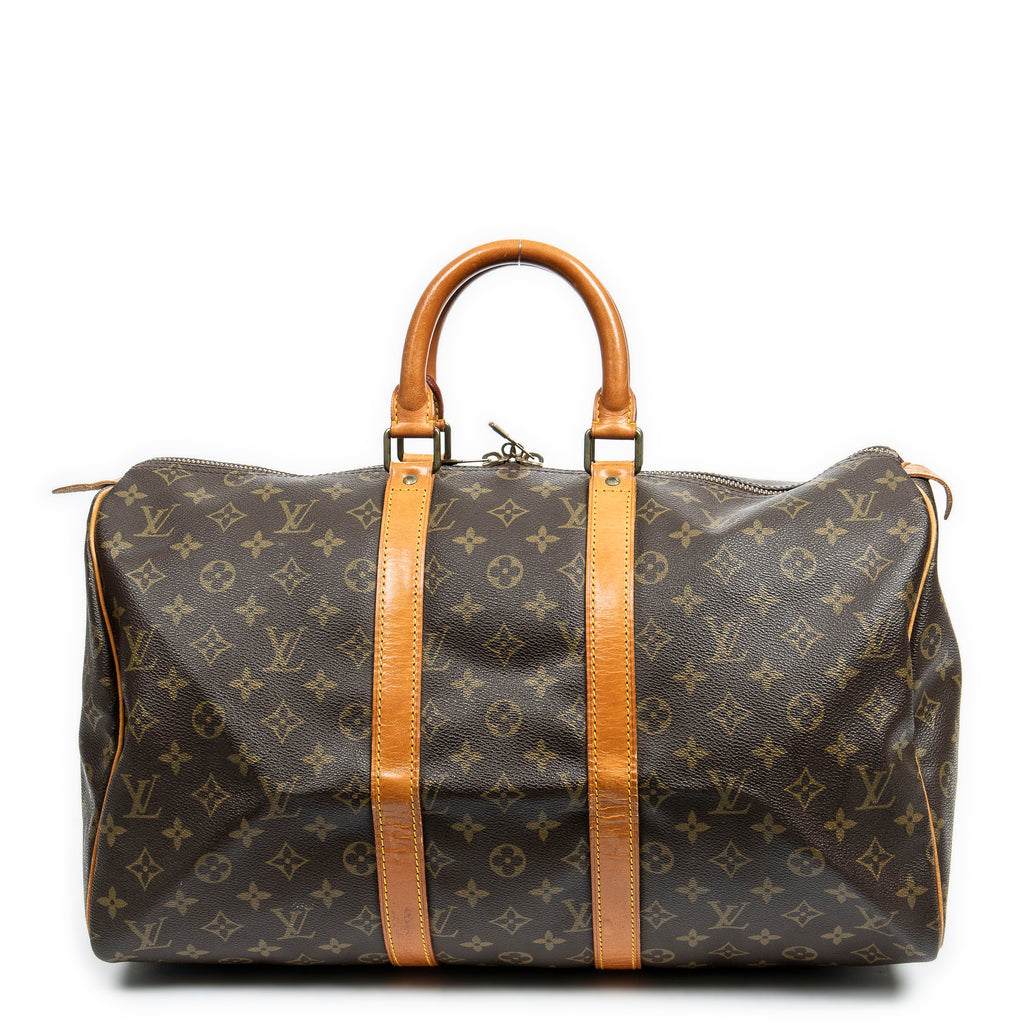 Travel Bag Keepall 45 Brown Monogram Canvas