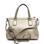 Shoulder Bag Small Soho Tassel Gold Grained Leather
