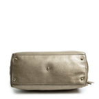 Shoulder Bag Small Soho Tassel Gold Grained Leather