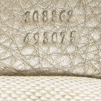 Shoulder Bag Small Soho Tassel Gold Grained Leather