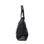 Shoulder Bag Slip Pocket GG Tote Black Monogrammed Canvas