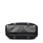 Shoulder Bag Slip Pocket GG Tote Black Monogrammed Canvas