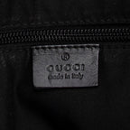 Shoulder Bag Slip Pocket GG Tote Black Monogrammed Canvas