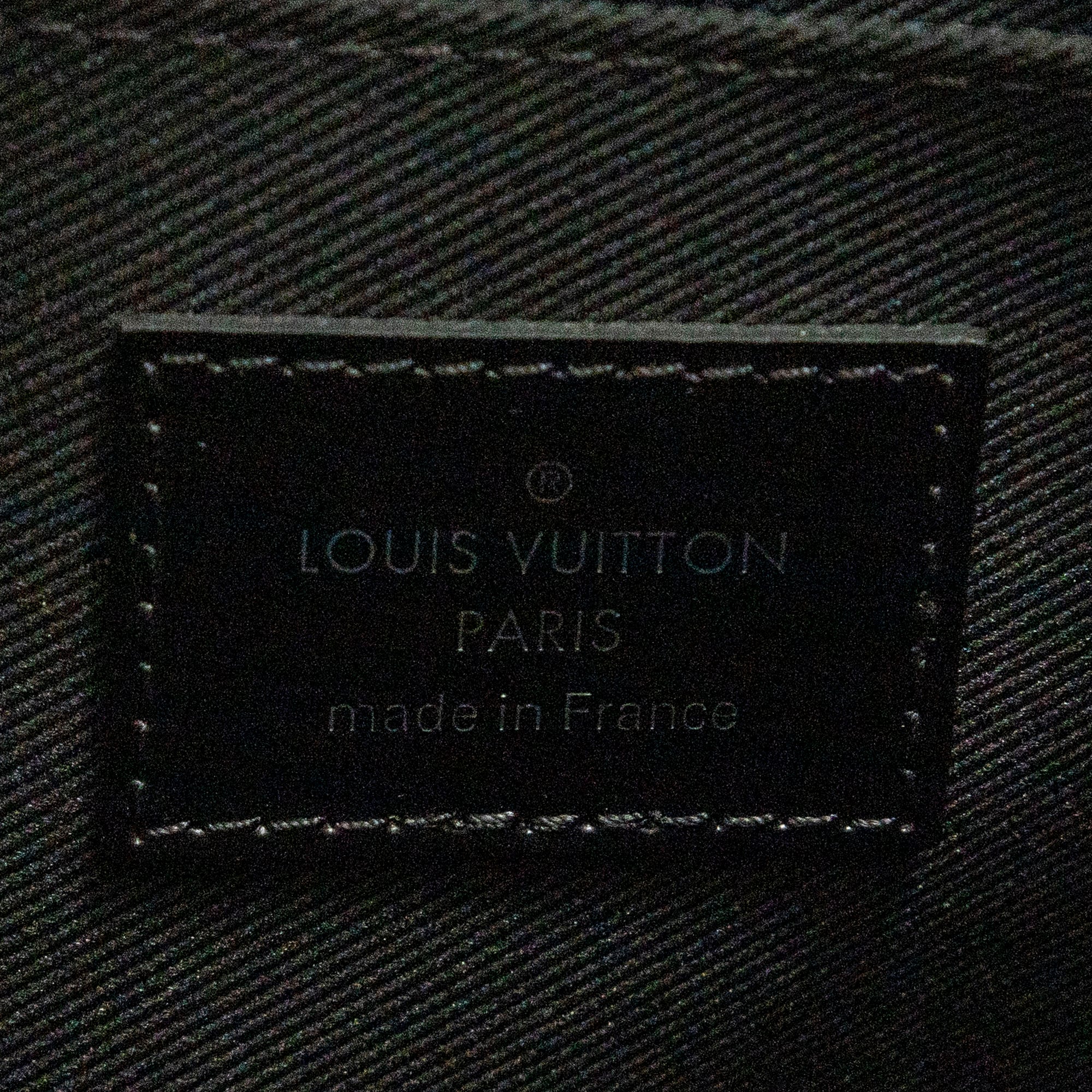 Bolso de mano Pochette Jour negro Damier Graphite